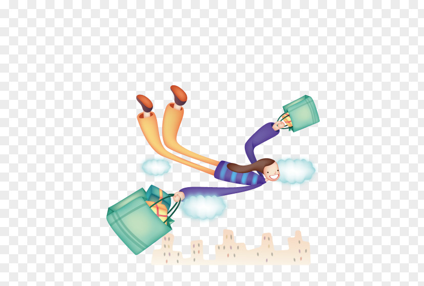 Fly Shopper Computer Software Cartoon PNG