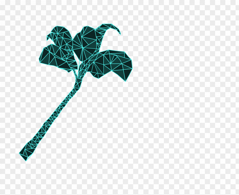 Leaf Turquoise PNG