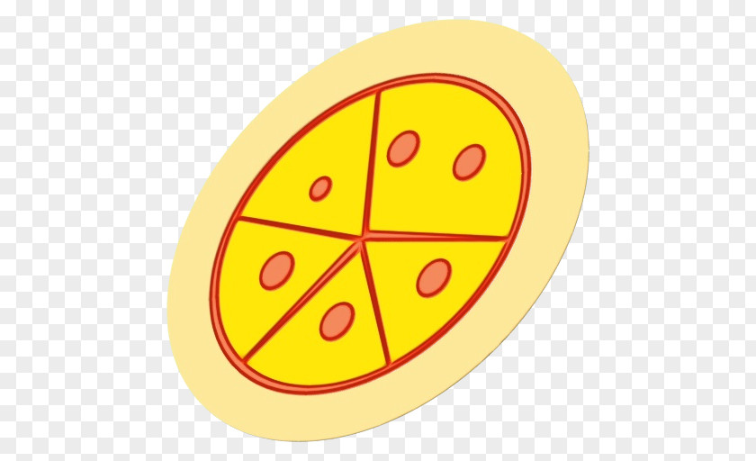 Oval Smile Pizza Drawing PNG