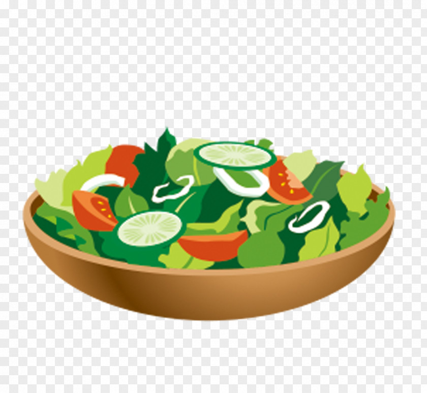 Vegetable Salad Taco Flat Design PNG