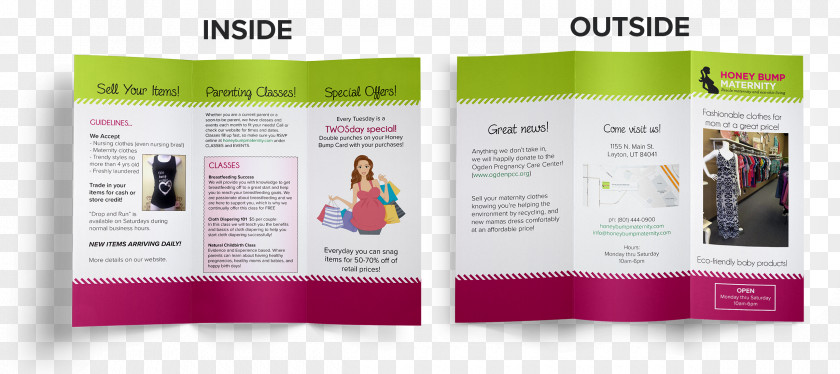 Design Brochure Advertising Pamphlet Pregnancy PNG
