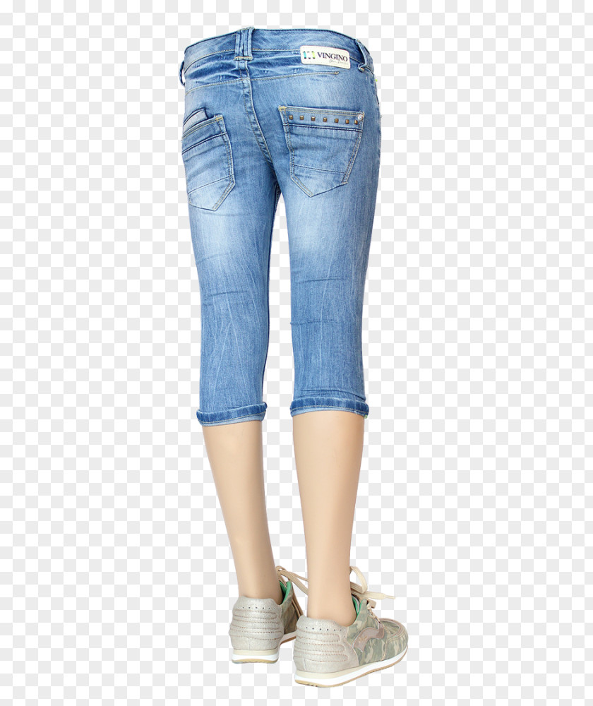 Jeans Denim Knee Bermuda Shorts PNG