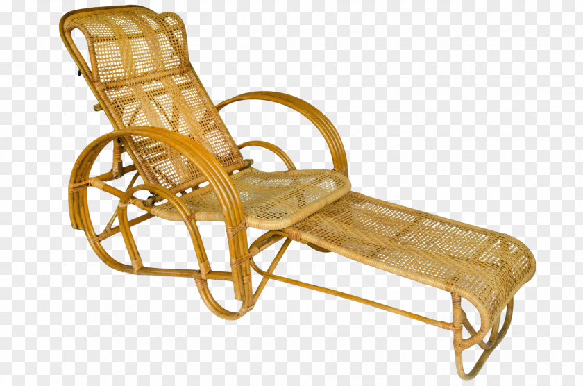Noble Wicker Chair Sunlounger Chaise Longue PNG