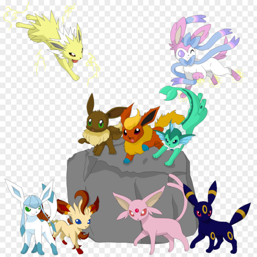 Rabbit Eevee Pokémon Glaceon Flareon Umbreon PNG