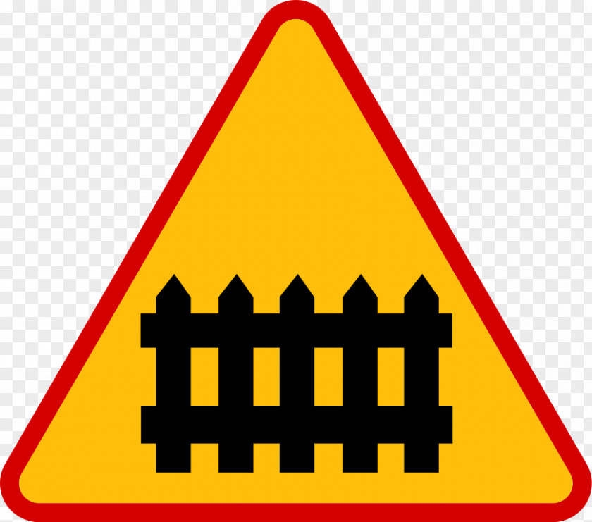 Road Rail Transport Level Crossing Intersection Sign PNG