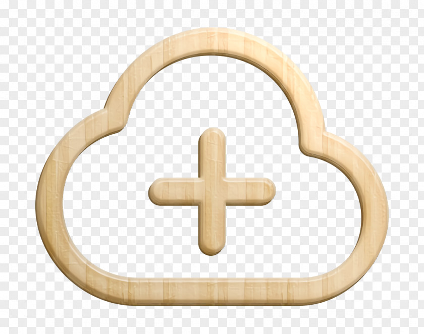 Wood Beige Add Icon Cloud Computing PNG