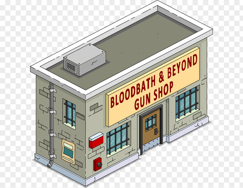 Cahill The Simpsons: Tapped Out Gun Shop Game Facade Control PNG