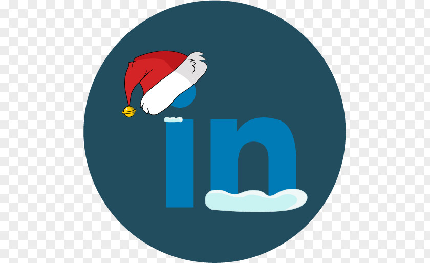 Christmas Theme Social Media LinkedIn Clip Art PNG