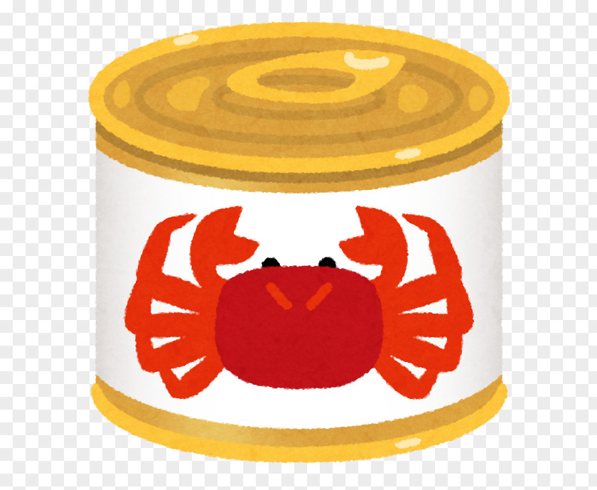 Crab Food Can Jerky Illustration PNG