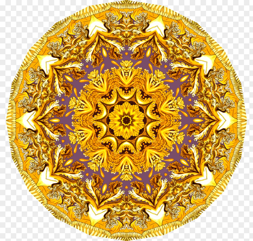 Gold Mandala Image PNG