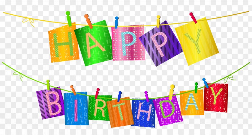 Happy Birthday Streamer Clip Art Image Serpentine PNG