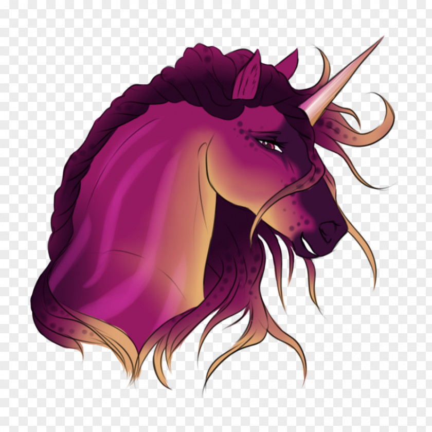 Unicorn Graphics Illustration Purple Demon PNG