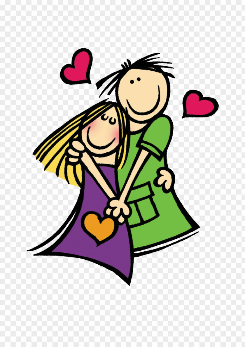 Valentine Love Couple Friendship Hug Message PNG