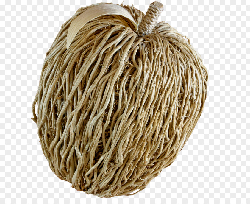 Bamboo Crafts Rope Apple PNG