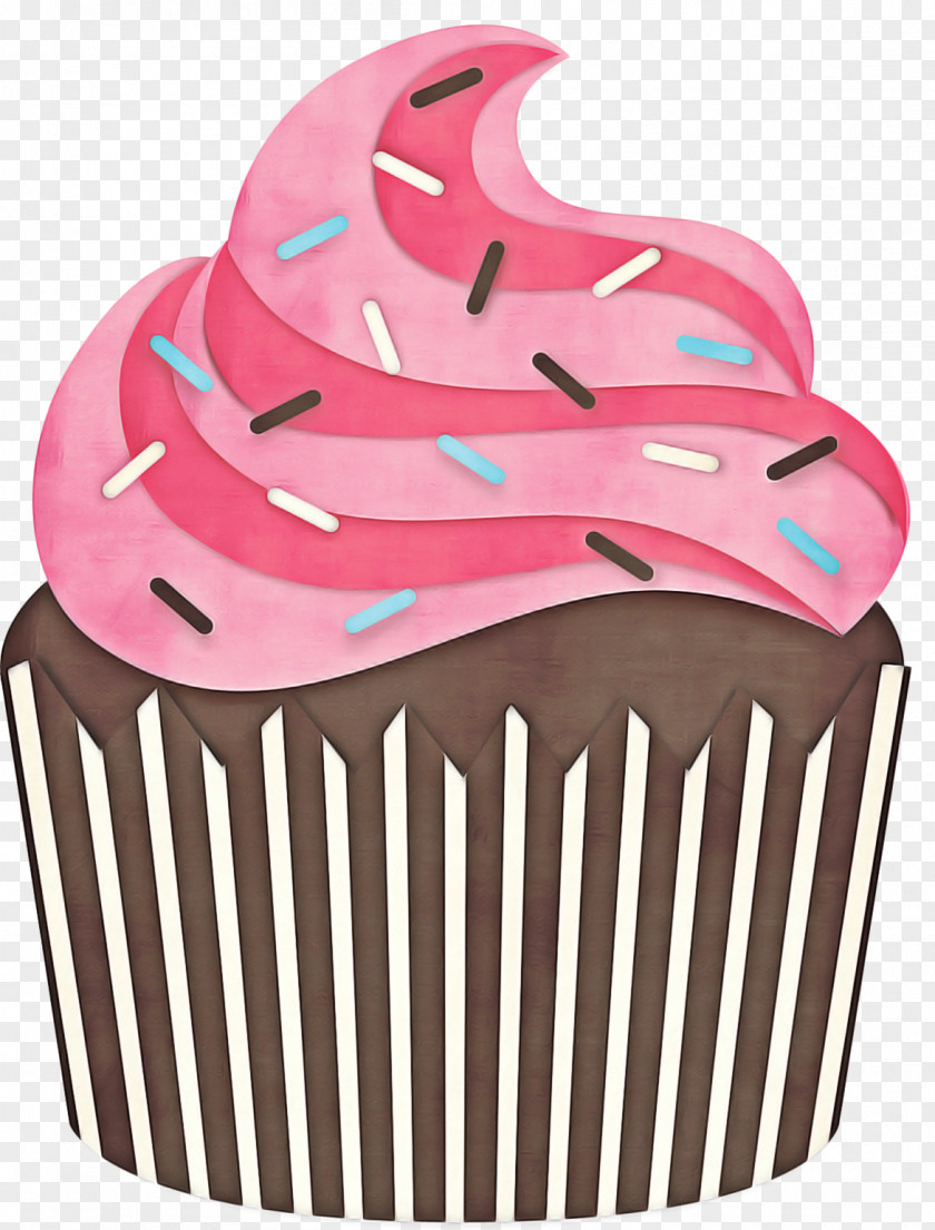 Cake Food Cupcake Pink Baking Cup Decorating Supply Muffin PNG