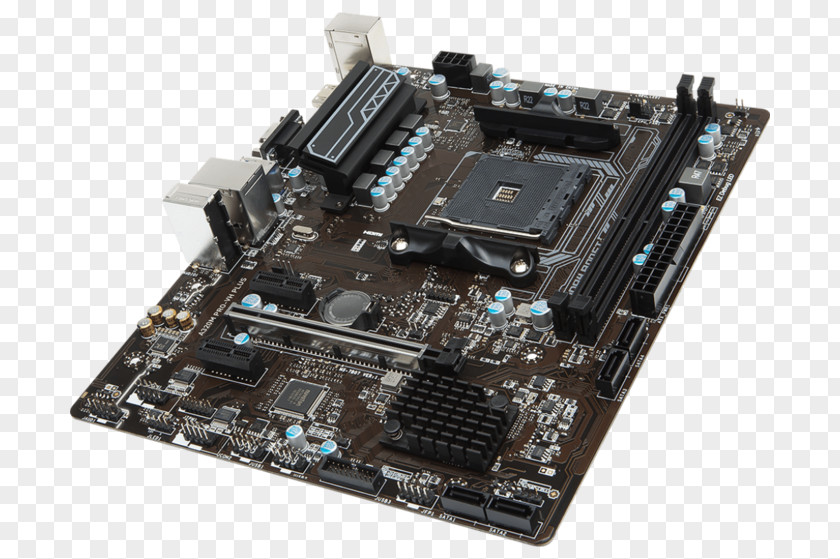 MSI A320M PRO-VH PLUS AMD A320 Socket AM4 Micro ATX Motherboard MicroATX PNG