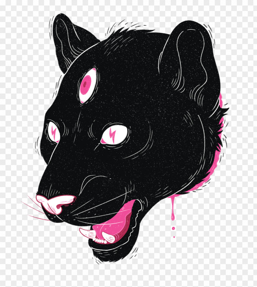 Pantera Negra Illustration Drawing Work Of Art Cat PNG