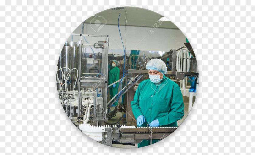 Pharmaceutical Industry Production Line Manufacturing Factory PNG