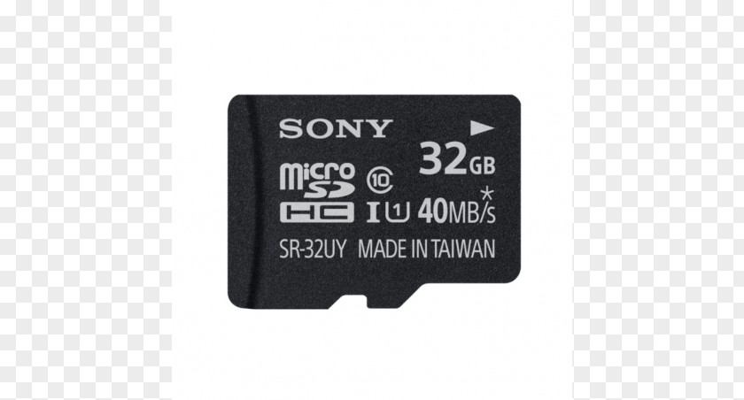 Sony MicroSD Secure Digital Flash Memory Cards Computer Data Storage SDXC PNG