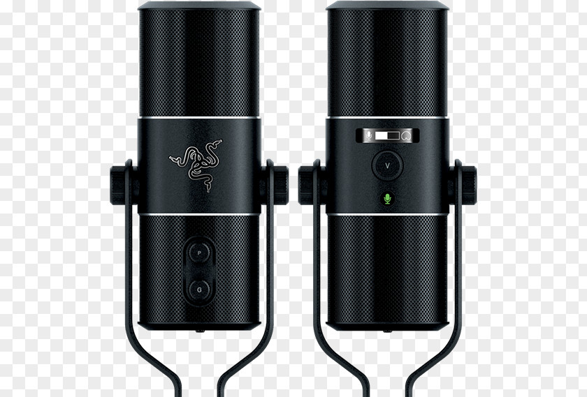 Audio Studio Microphone Razer Seiren Pro Recording XLR Connector PNG