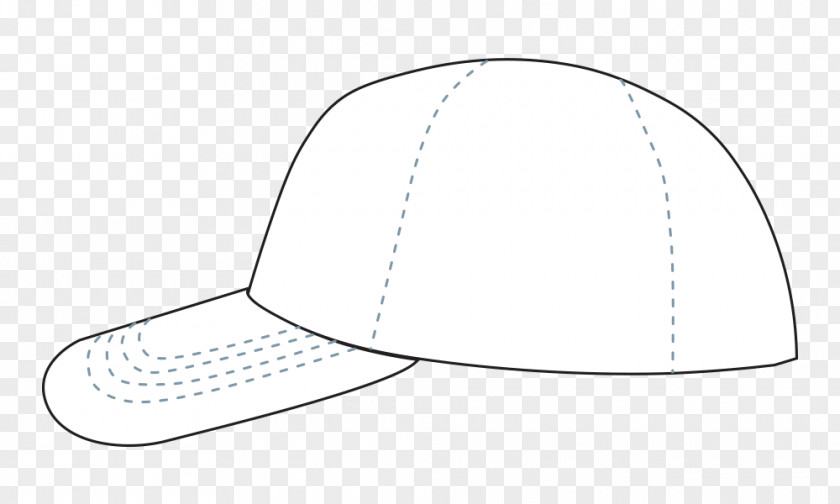Baseball Cap Line Pattern PNG
