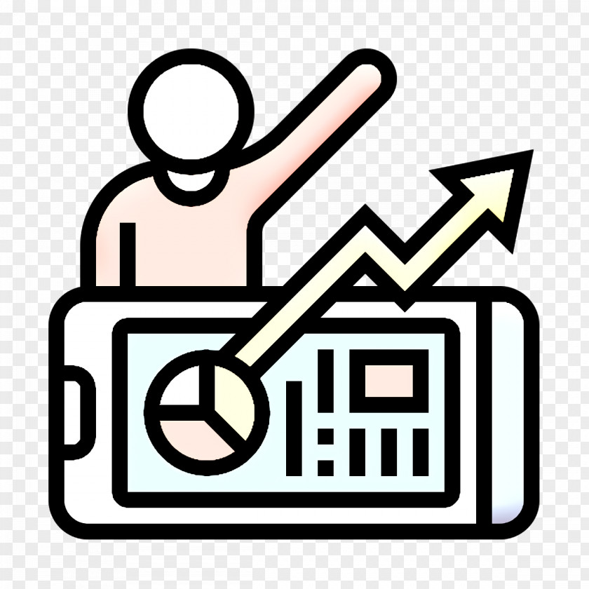 Business Management Icon Growth PNG