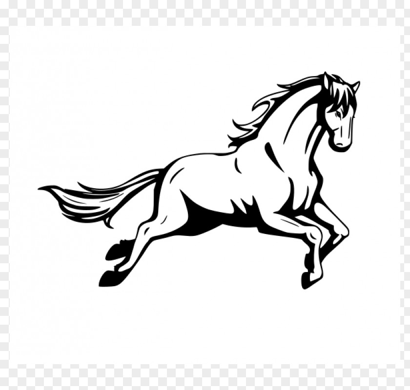 Mustang Sticker Halter Stallion Adhesive PNG