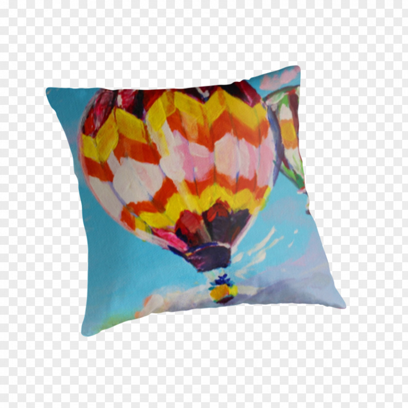 Pillow Throw Pillows Cushion Hot Air Balloon PNG