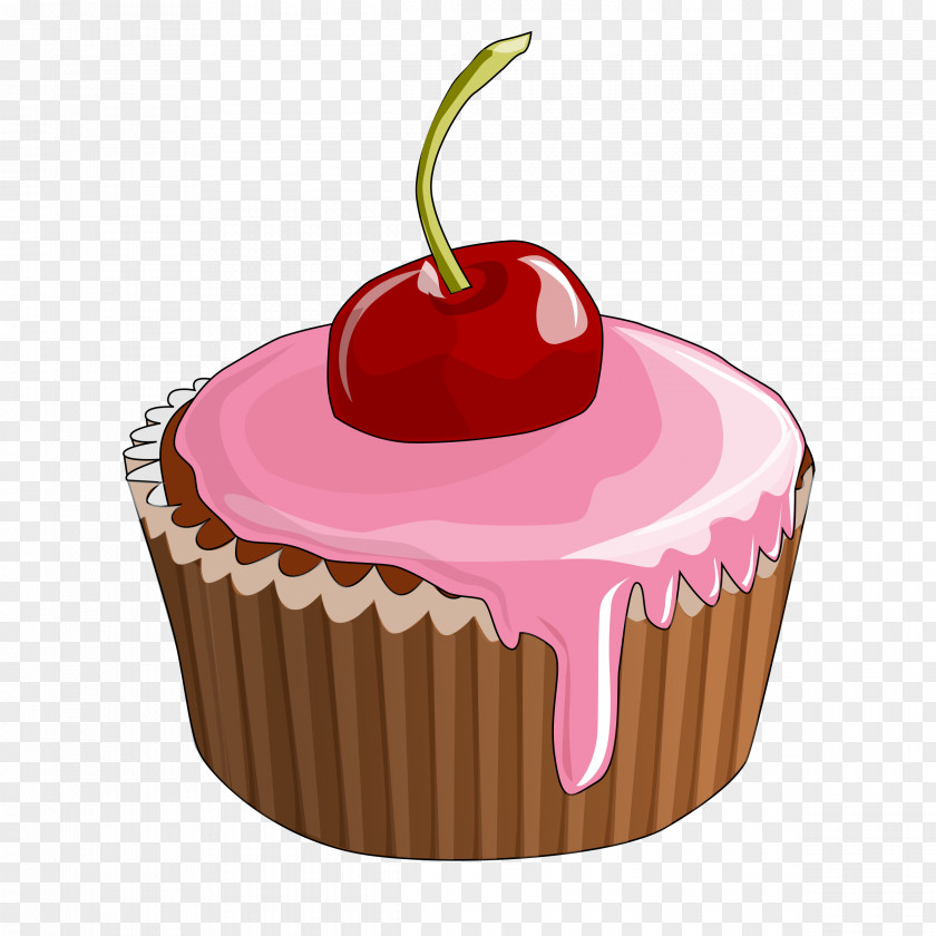 Watercolor Cake Cupcake Muffin Frosting & Icing Clip Art PNG