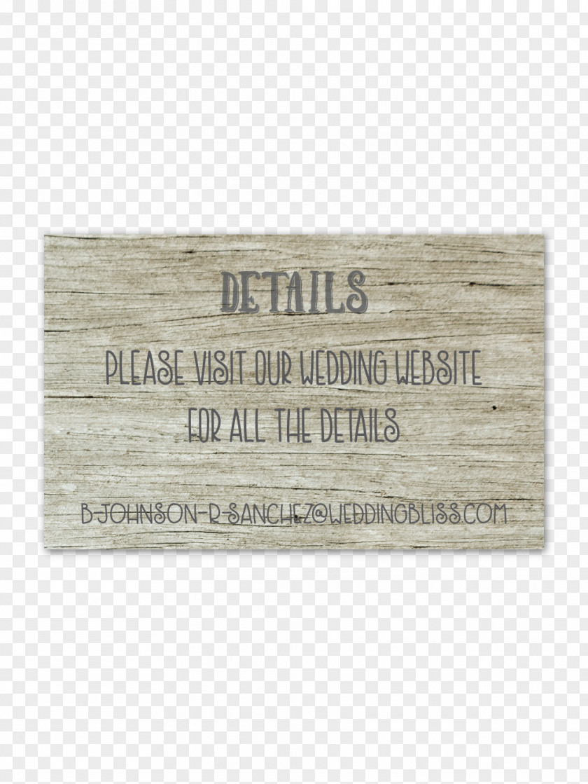 Wood Wedding Invitation Paper Place Cards RSVP PNG