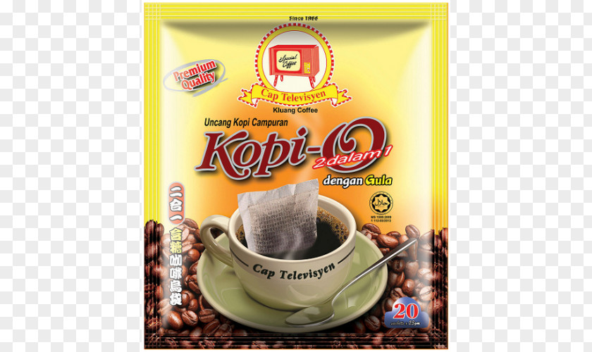 Coffee Instant Ipoh White Kopi O Mate Cocido PNG