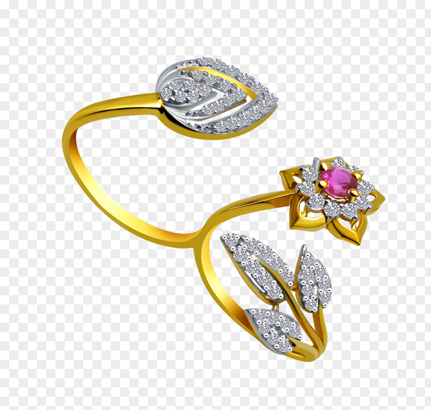 Gold Ring Jewellery Earring Colored PNG