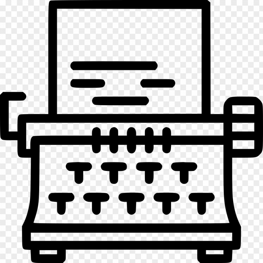 Typewriter Computer Software Closed Captioning Testing PNG