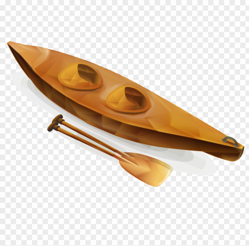 Vector Small Wooden Boat Download PNG