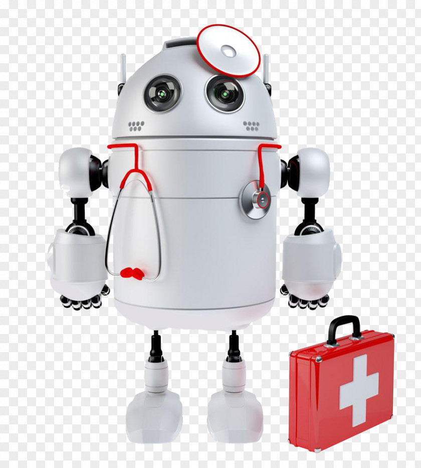 White Doctor Robot Medical Physician Nursing Health Care PNG