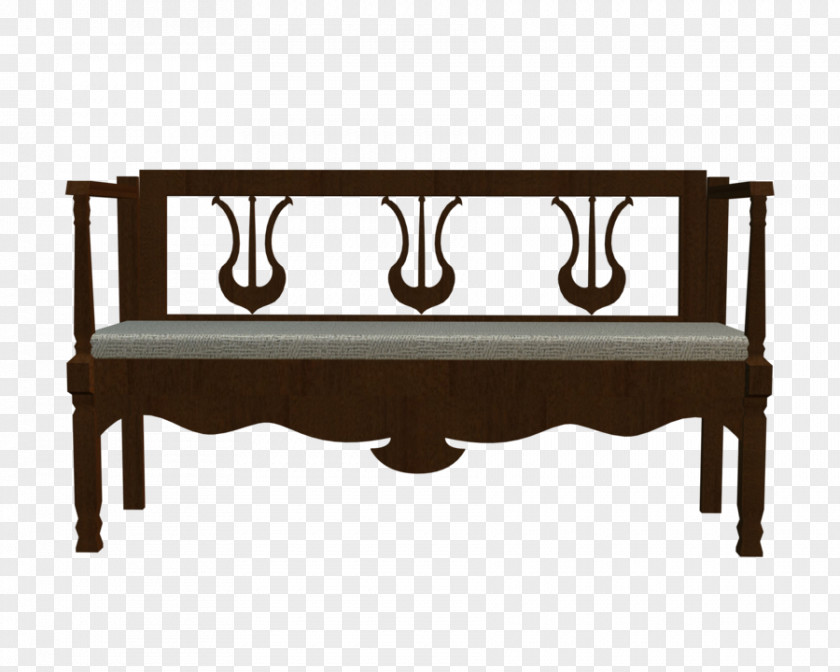 3d Furniture Table Bench Clip Art PNG