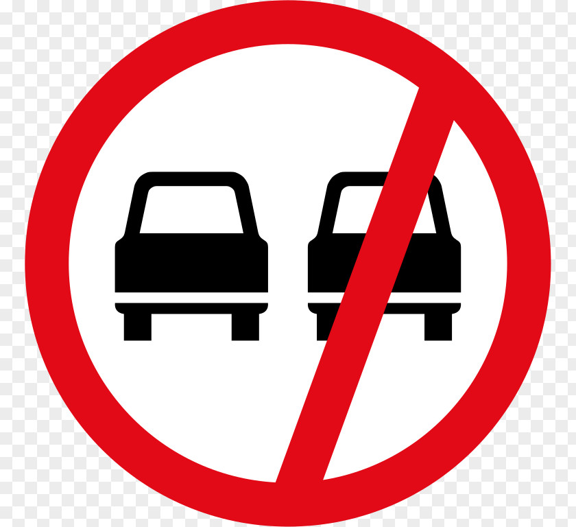 Car Traffic Sign Overtaking Warning Regulatory PNG