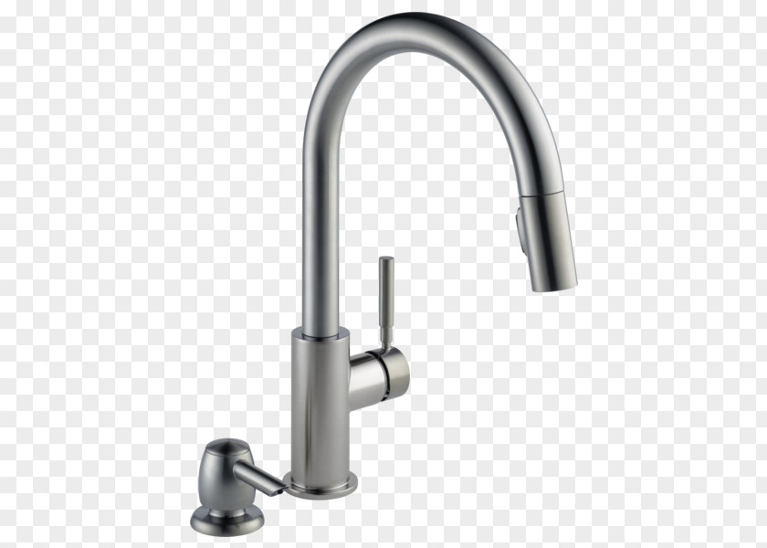 Kitchen Tap Lowe's Stainless Steel Moen PNG