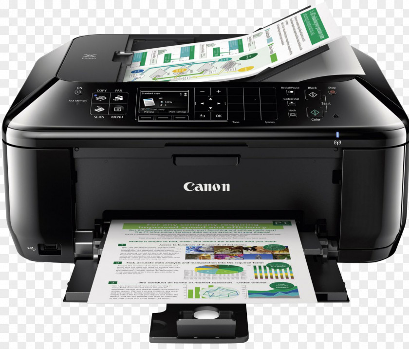 Printer Multi-function Canon PIXMA MX522 Inkjet Printing PNG
