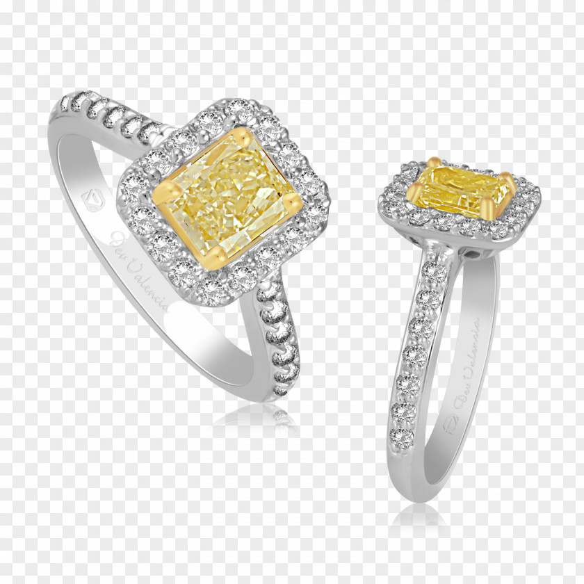 Ring Engagement Jewellery Princess Cut PNG