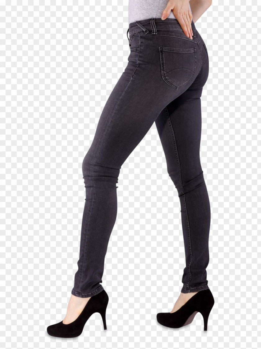 Woman Jeans Pants Pocket Zipper Button PNG