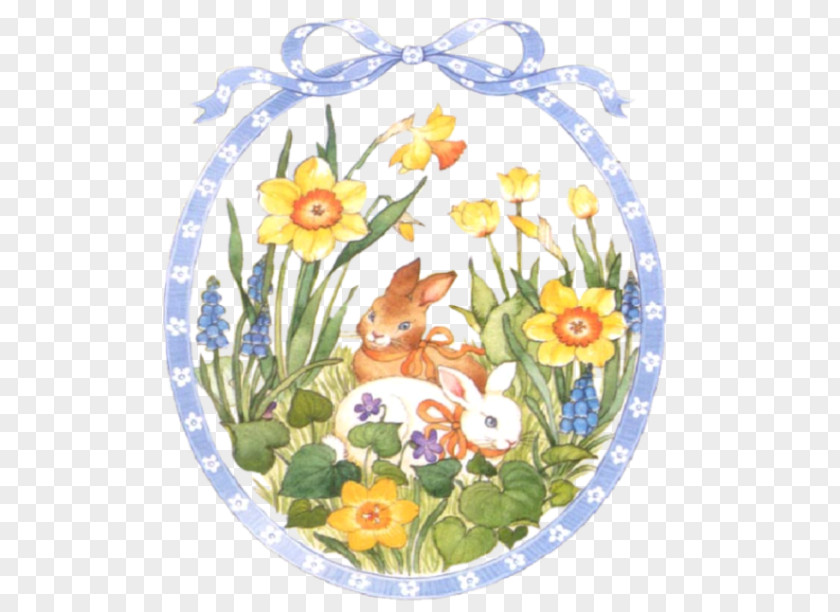 Easter Floral Design PNG