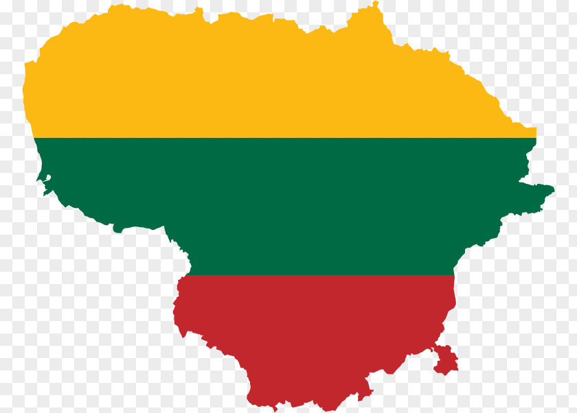 Lithuanian Flag Of Lithuania Map National PNG