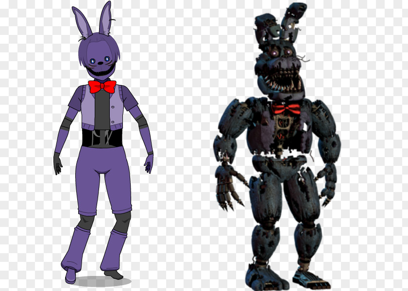 Nightmare Foxy Five Nights At Freddy's 4 Game Animatronics PNG