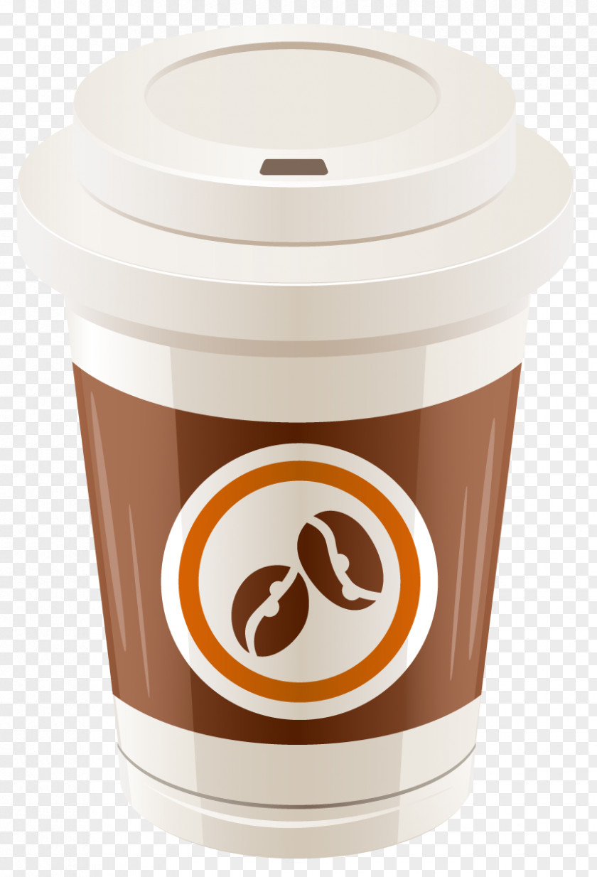 Plastic Coffee Cup Vector Clipart Clip Art PNG