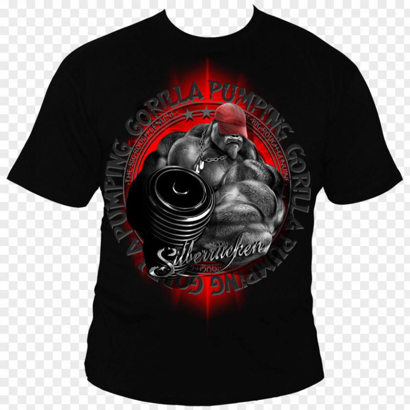 T-shirt Gorilla Silberrücken Clothing Leather Jacket PNG