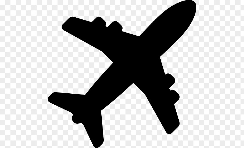 Airplane Silhouette Clip Art PNG