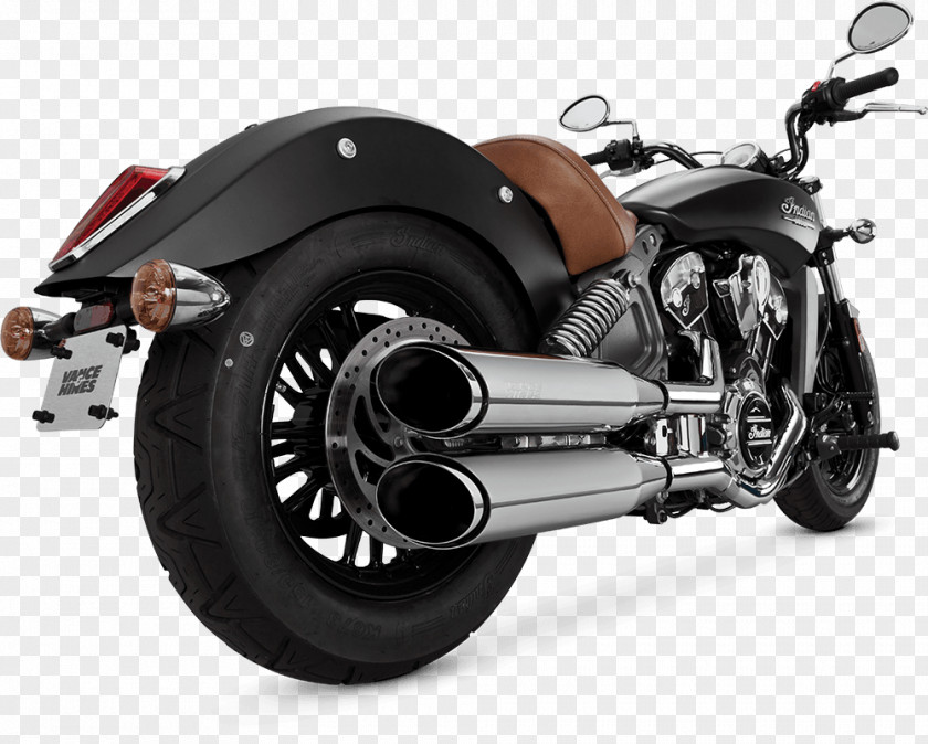 Car Muffler Exhaust System V & H Performance, LLC Indian Scout PNG