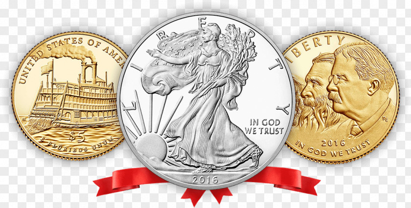 Coin Silver American Eagle Gold PNG