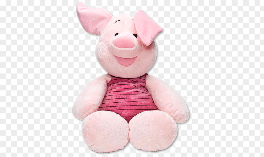 Pig Plush Stuffed Animals & Cuddly Toys Pink M Textile PNG